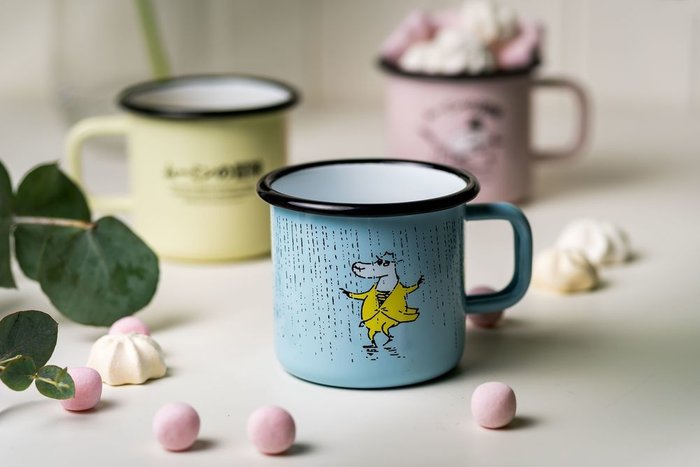 Кружка Moomin Купание из стали  - лучшие Чашки в INMYROOM