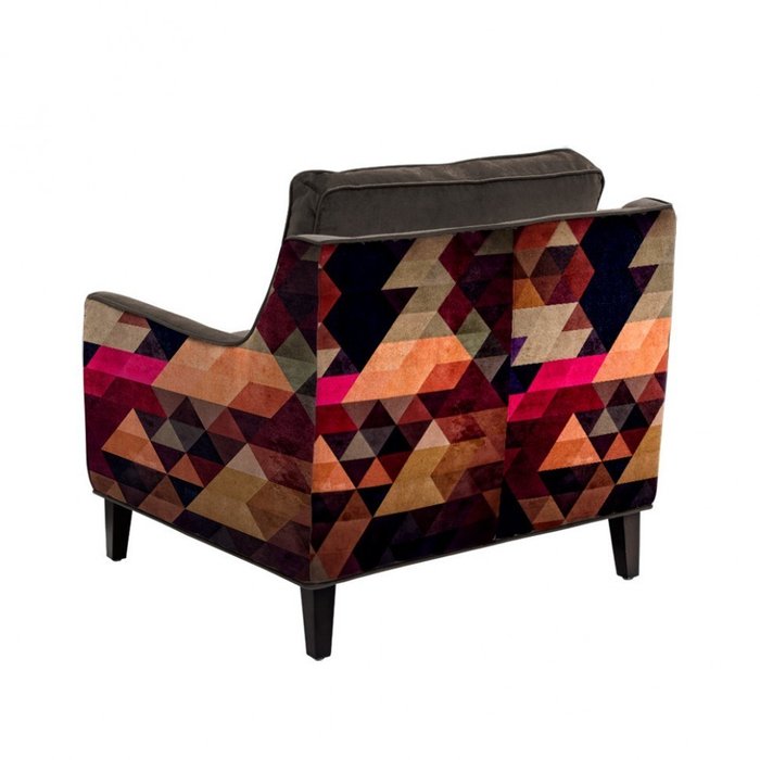 Кресло Triangle by James Soares коричневое - лучшие Интерьерные кресла в INMYROOM
