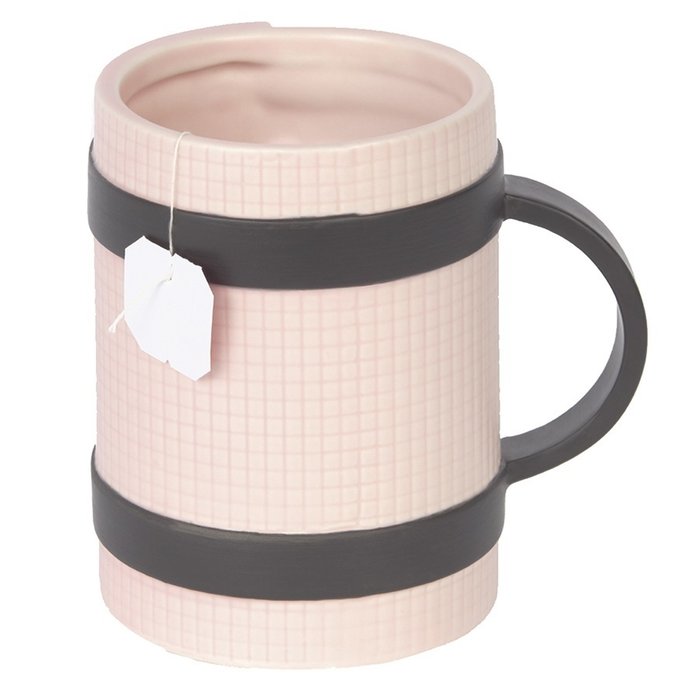 Кружка yoga mug розовая - лучшие Для чая и кофе в INMYROOM