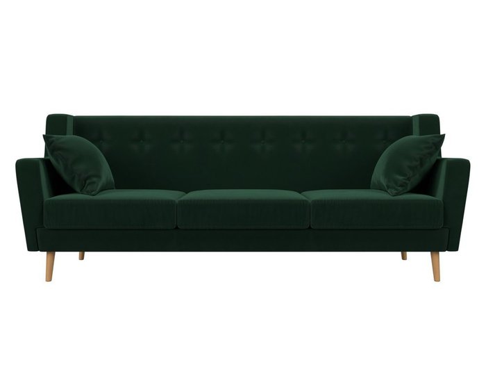 Диван Брайтон зеленого цвета - купить Прямые диваны по цене 38999.0