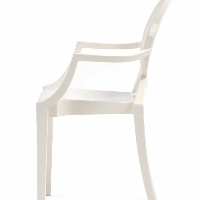 Стул из пластика белого цвета - купить Обеденные стулья по цене 8755.0