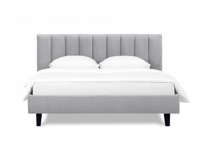 Кровать Queen Sofia L 160х200 серого цвета