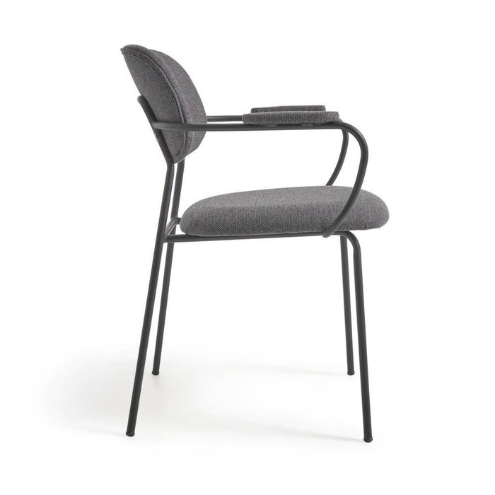 Стул Auxtina темно-серого цвета - купить Обеденные стулья по цене 29990.0