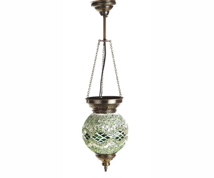 Подвесной светильник Марокко с плафоном из стекла
