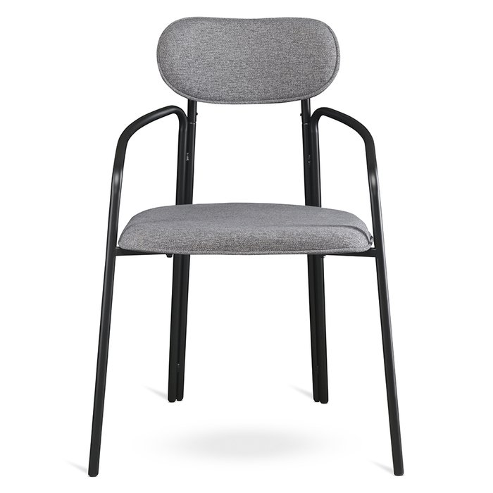 Стул Ror round черно-серого цвета - купить Обеденные стулья по цене 14900.0