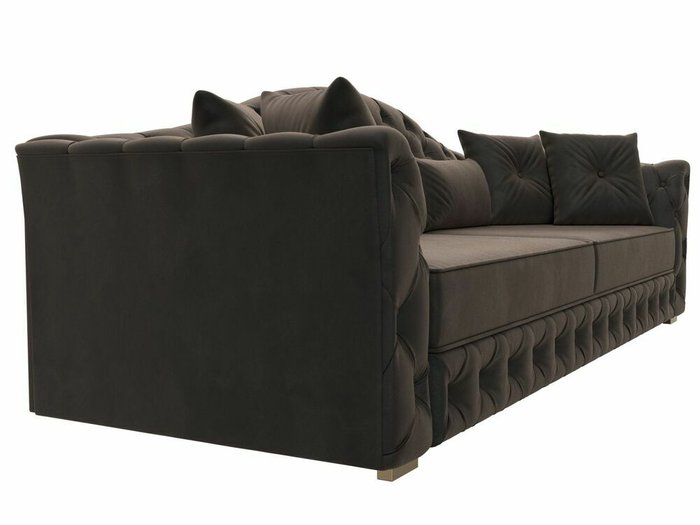 Прямой диван-кровать Артис коричневого цвета - лучшие Прямые диваны в INMYROOM