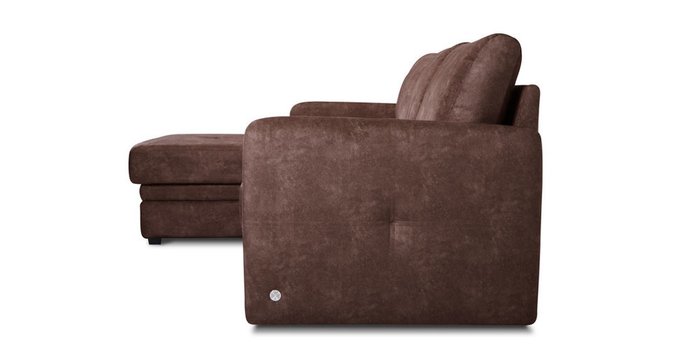 Угловой диван-кровать Флит коричневого цвета - лучшие Угловые диваны в INMYROOM
