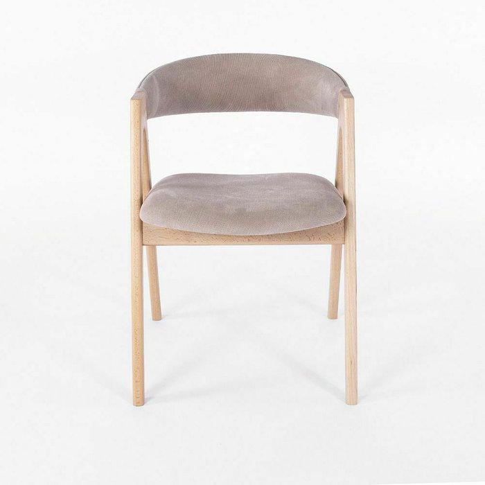 Стул Дублин серо-бежевого цвета - купить Обеденные стулья по цене 16900.0