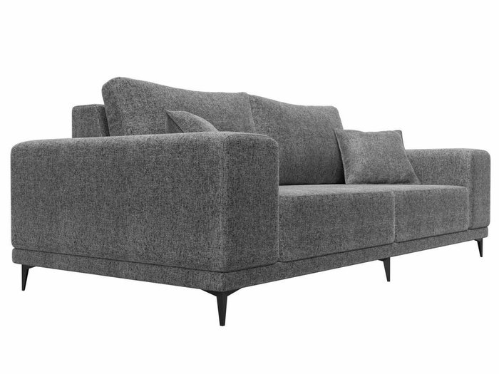 Прямой диван Льюес серого цвета  - лучшие Прямые диваны в INMYROOM
