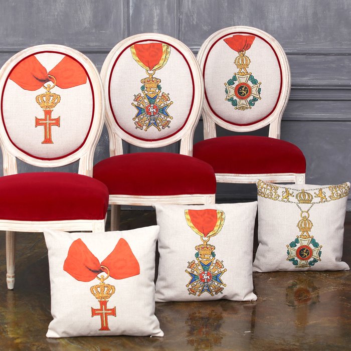 Декоративная подушка «Орден Леопольда I, Бельгия» - лучшие Декоративные подушки в INMYROOM