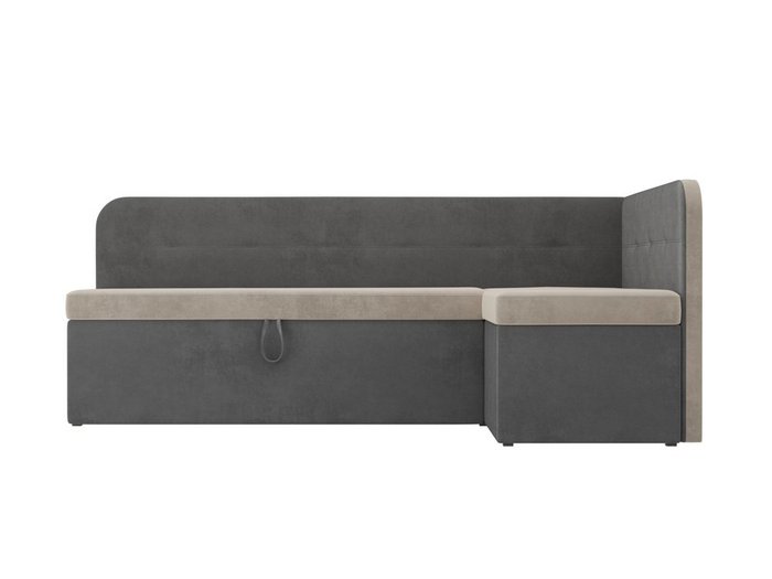 Кухонный угловой диван Форест серого цвета - купить Угловые диваны по цене 32990.0