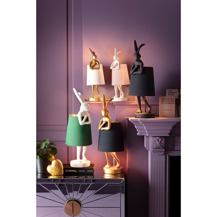 Лампа настольная Rabbit черного цвета - купить Настольные лампы по цене 16310.0
