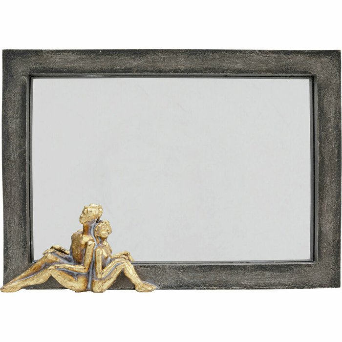 Зеркало настольное Couple черного цвета - купить Настольные зеркала по цене 2037.0