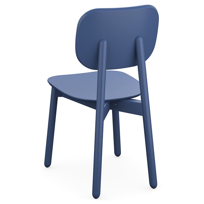 Стул Saga синего цвета - лучшие Обеденные стулья в INMYROOM