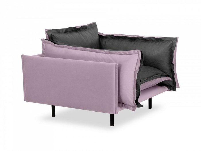 Кресло Barcelona лилово-серого цвета  - лучшие Интерьерные кресла в INMYROOM