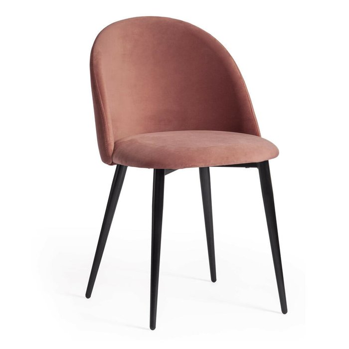 Набор из четырех стульев Monro кораллового цвета - купить Обеденные стулья по цене 23240.0