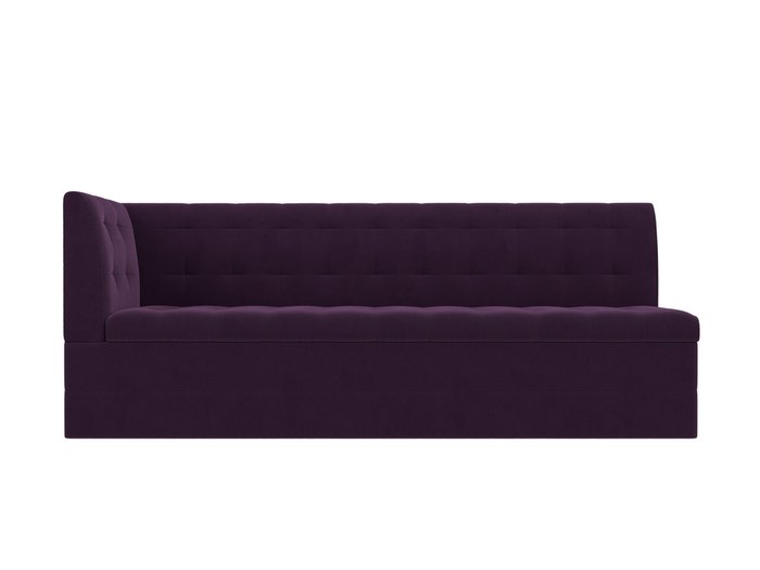 Угловой диван-кровать Бриз фиолетового цвета с углом слева - купить Угловые диваны по цене 32999.0