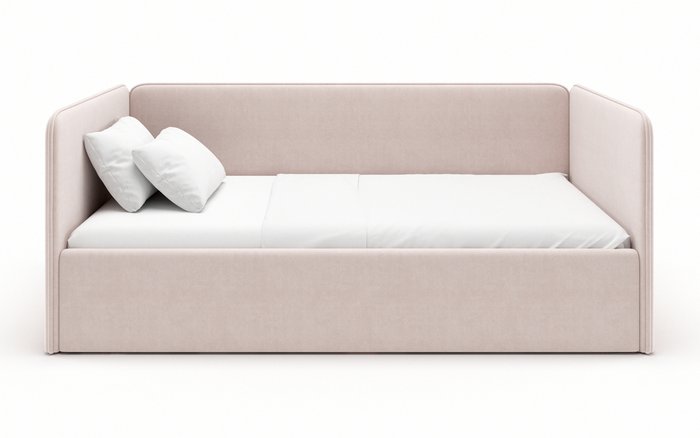 Кровать-диван Leonardo 70х160 розового цвета с двумя ящиками - купить Одноярусные кроватки по цене 21280.0