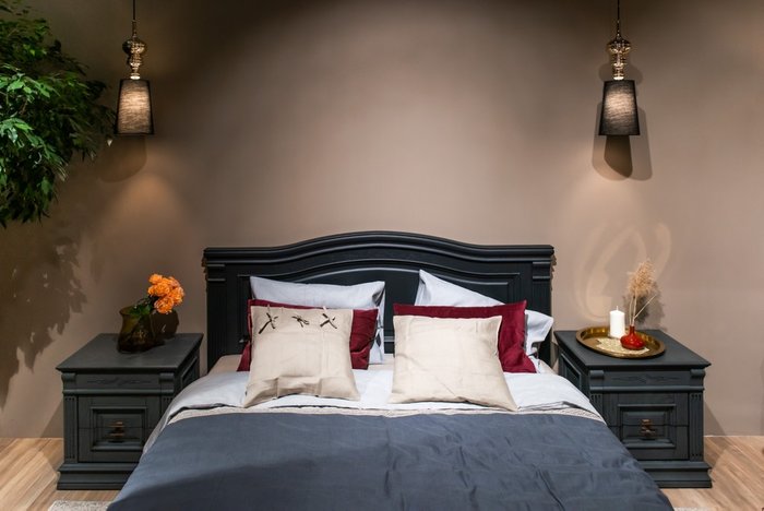 Кровать Rimar 160х200 цвета Готика - купить Кровати для спальни по цене 125600.0