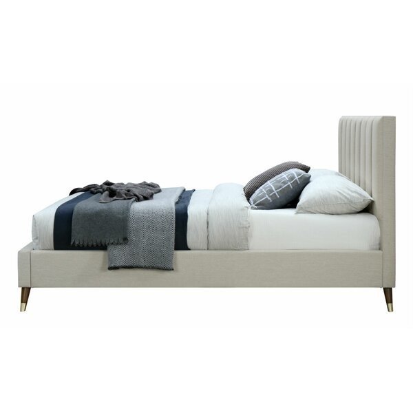 Кровать Howland Queen 160х200 бежевого цвета - лучшие Кровати для спальни в INMYROOM