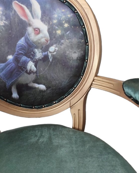 Стул Заяц Март бирюзово-синего цвета - лучшие Обеденные стулья в INMYROOM