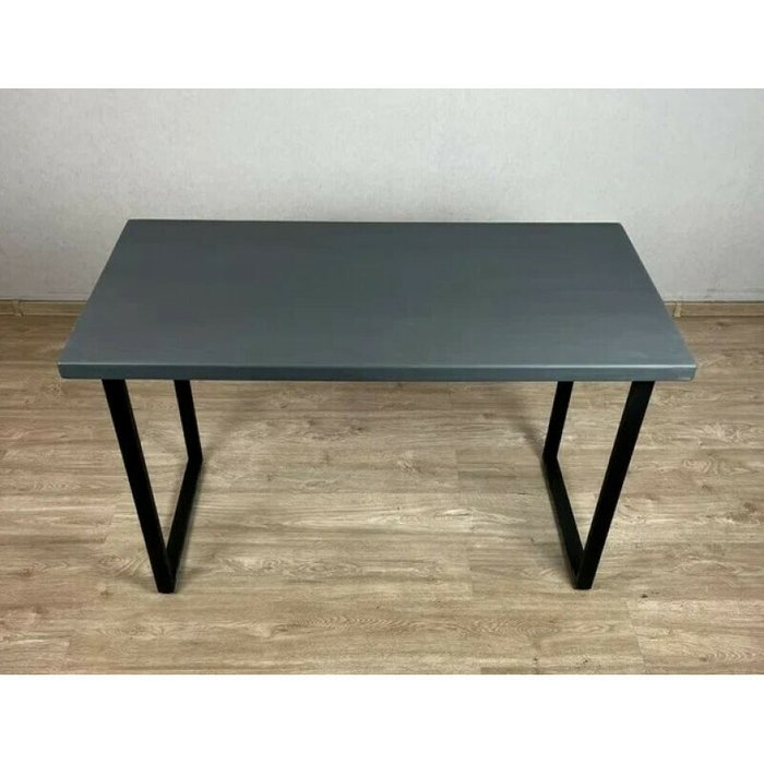 Стол обеденный Loft 120х70 серо-черного цвета - лучшие Обеденные столы в INMYROOM