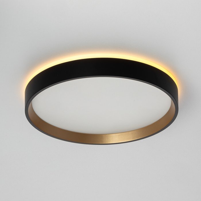 Citilux ETALON CL750241 LED Светильник с подсветкой Чёрный+Золото - лучшие Накладные споты в INMYROOM