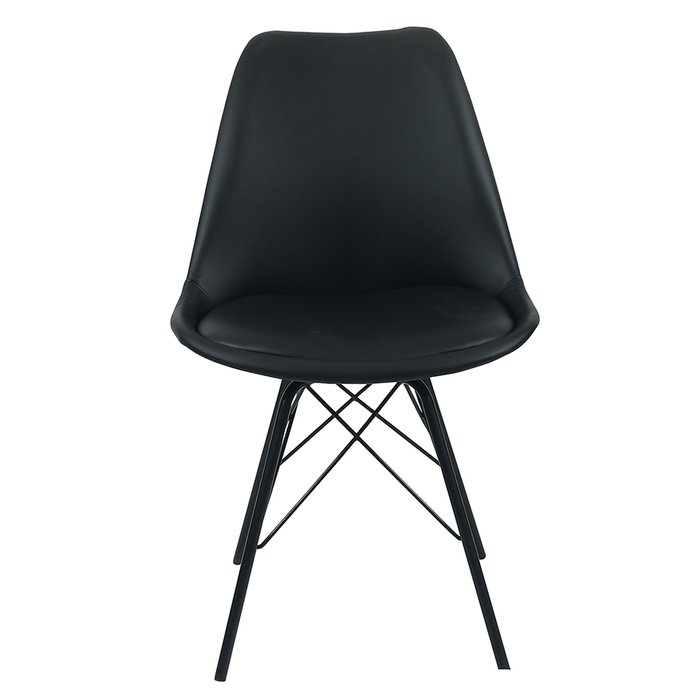 Набор из четырех стульев Mirkl черного цвета - лучшие Обеденные стулья в INMYROOM