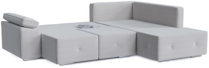 Диван-кровать угловой Хавьер белого цвета - лучшие Угловые диваны в INMYROOM