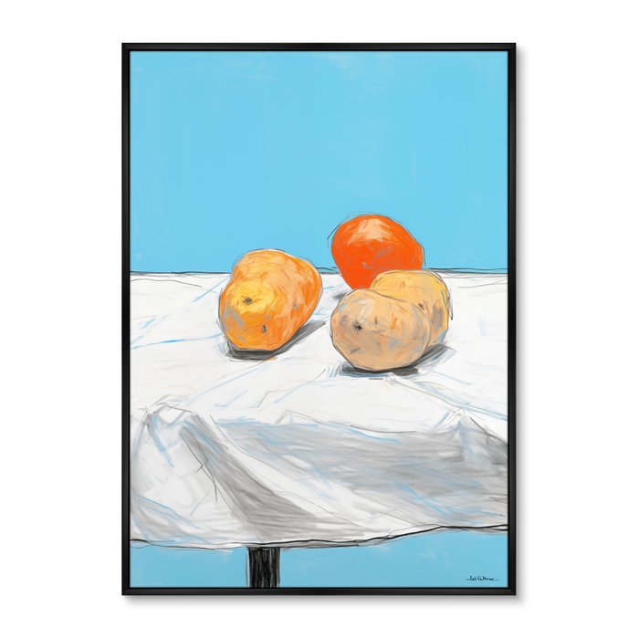 Репродукция картины The modern still life, 2024г.