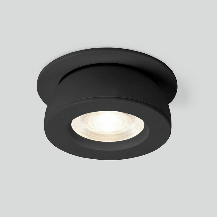 Встраиваемый точечный светодиодный светильник Pruno черный 25080/LED - купить Подвесные светильники по цене 3080.0