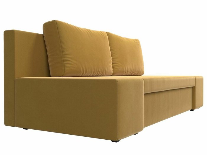 Прямой диван-кровать Сан Марко желтого цвета - лучшие Прямые диваны в INMYROOM