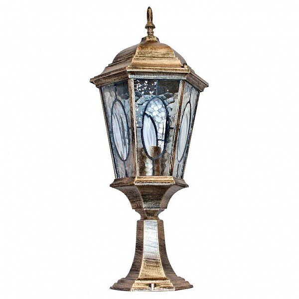 Наземный низкий светильник Витраж с овалом 11322 Наземный низкий светильник Витраж с овалом 11322