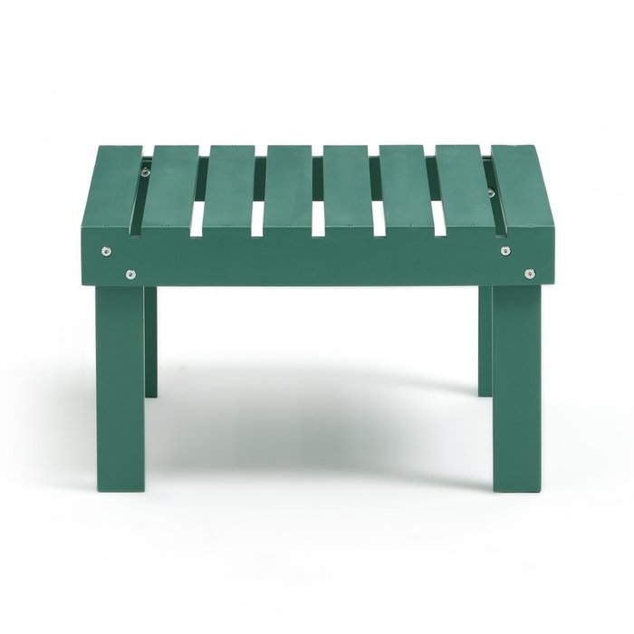 Подставка для ног или низкий столик Zeda из акации зеленого цвета - купить Садовые столы по цене 7364.0