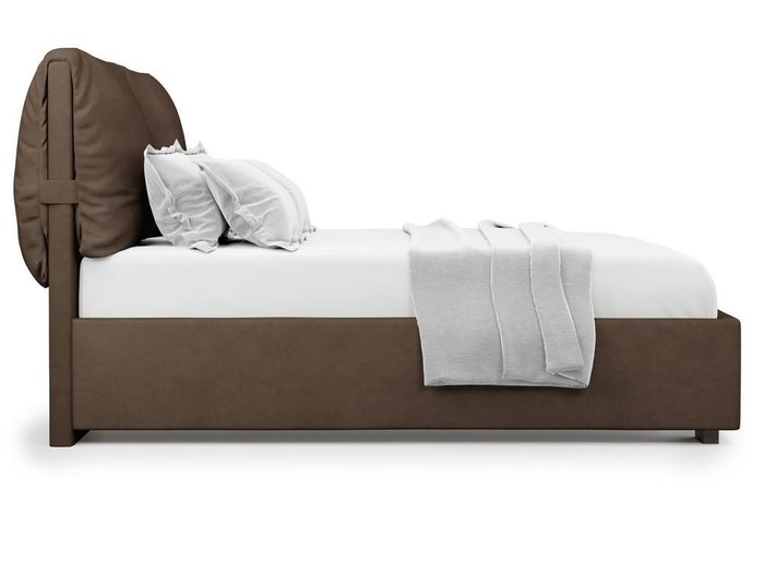 Кровать Trazimeno 160х200 коричневого цвета - лучшие Кровати для спальни в INMYROOM