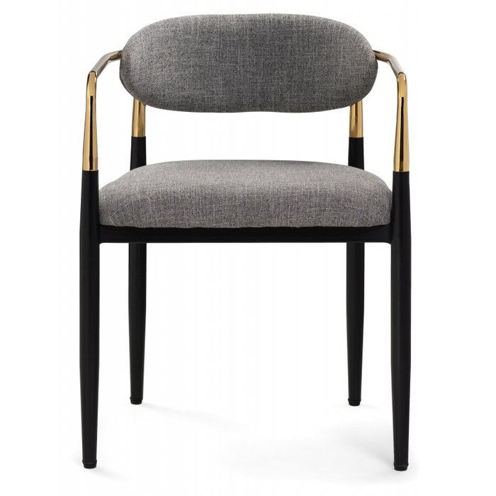 Обеденный стул-кресло Lord серого цвета - купить Обеденные стулья по цене 12450.0