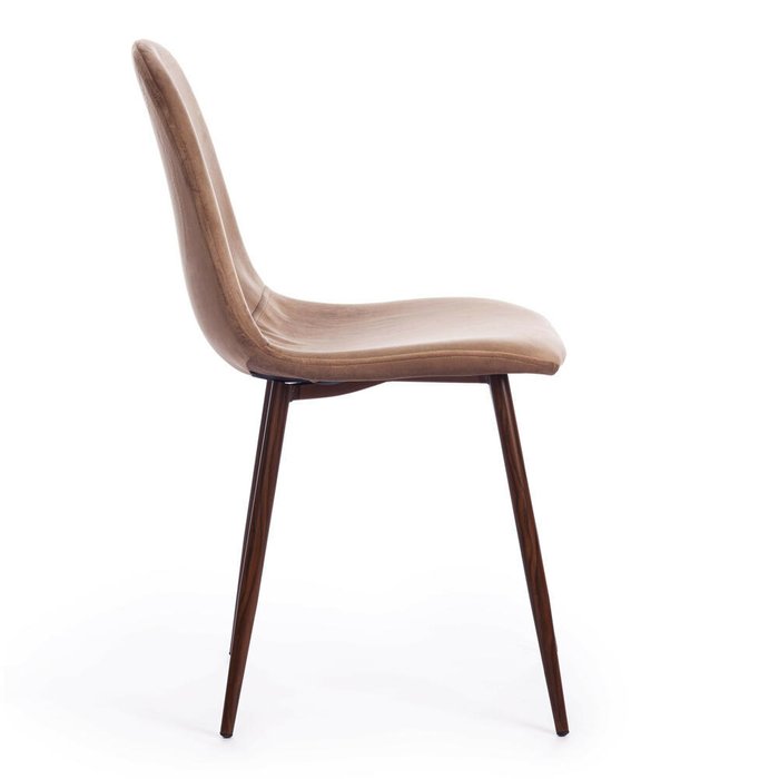 Набор из четырех стульев Breeze коричневого цвета - лучшие Обеденные стулья в INMYROOM
