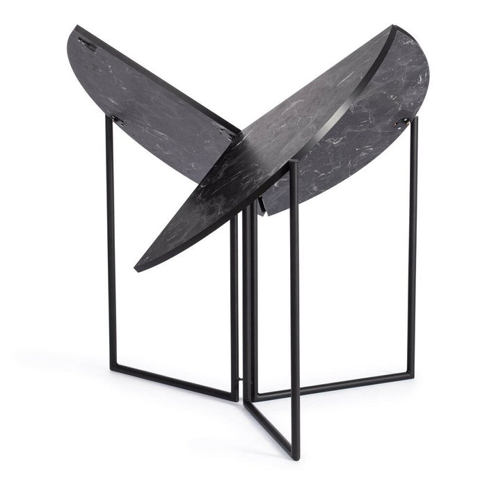 Обеденный складывающийся стол Yoop черного цвета - купить Обеденные столы по цене 10060.0