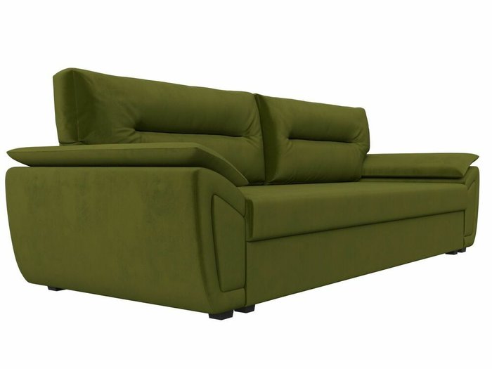 Прямой диван-кровать Нэстор Лайт зеленого цвета - лучшие Прямые диваны в INMYROOM
