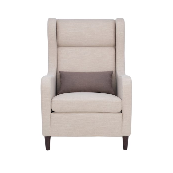 Кресло Хилтон бежевого цвета - купить Интерьерные кресла по цене 18457.0