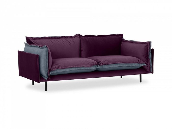 Диван Barcelona фиолетового цвета - купить Прямые диваны по цене 96930.0