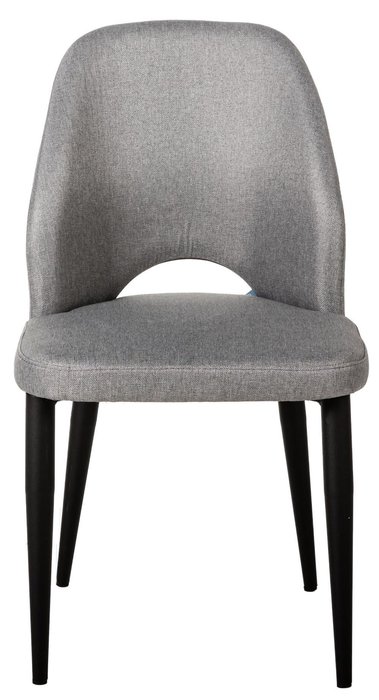 Стул Ledger светло-серого цвета на черных ножках - лучшие Обеденные стулья в INMYROOM