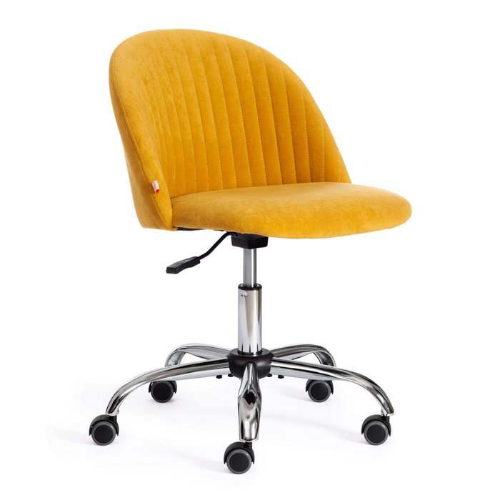 Кресло офисное Melody горчичного цвета
