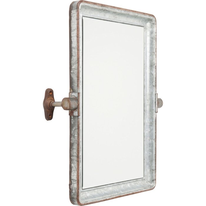 Зеркало Tilt серого цвета - купить Настенные зеркала по цене 8010.0