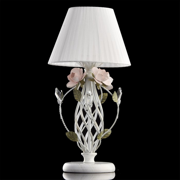 Настольная лампа Букет с белым абажуром - лучшие Настольные лампы в INMYROOM