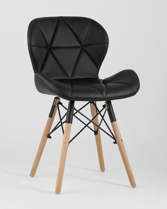 Стул Бон экокожа черного цвета - купить Обеденные стулья по цене 4990.0