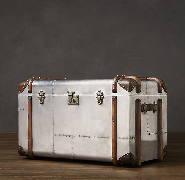 Кофейный столик Richard's trunk tall aluminum