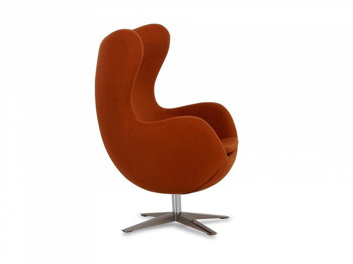 Кресло Egg терракотового цвета - лучшие Интерьерные кресла в INMYROOM