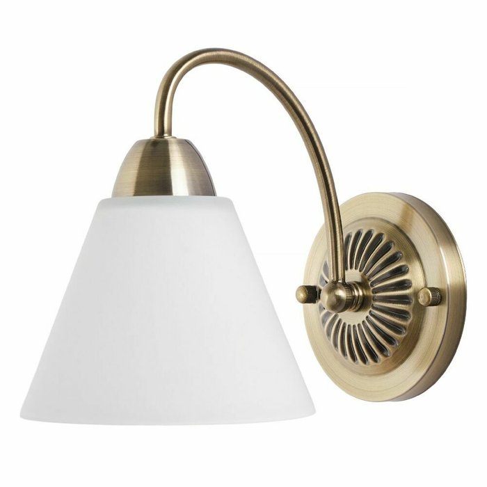 Бра Anna MR1450-1W (стекло, цвет белый)