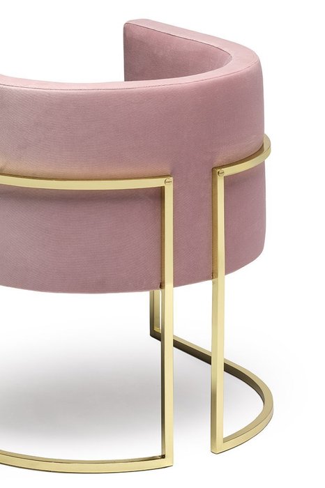Кресло Julius Chair розового цвета - лучшие Интерьерные кресла в INMYROOM